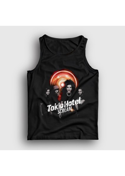 Unisex Siyah Scream Tokio Hotel Atlet