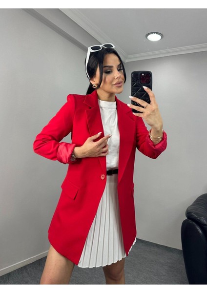 Kadın Tek Düğmeli Blazer Ceket fiyatları