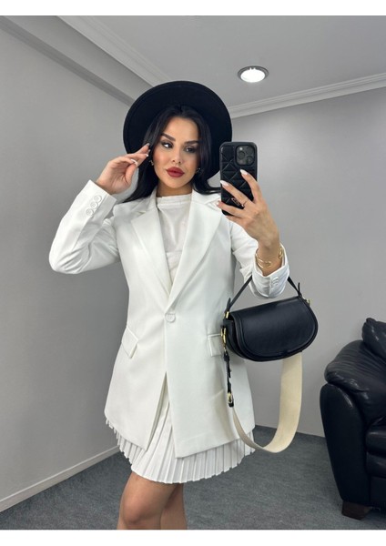 Kadın Tek Düğmeli Blazer Ceket fırsatları