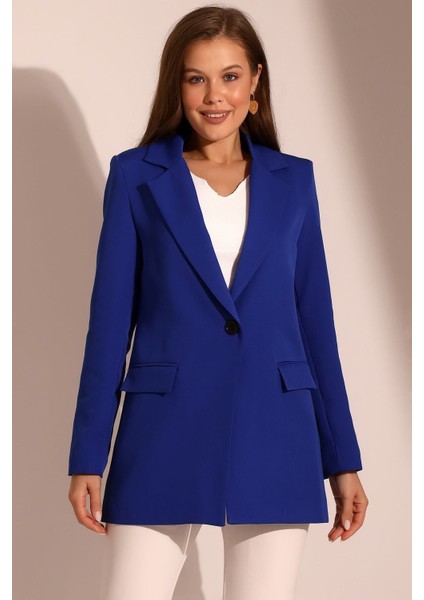 Tek Düğmeli Blazer Model Ceket