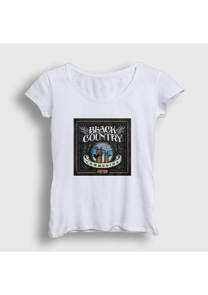 Kadın Beyaz Black Country Communion 2 T-Shirt