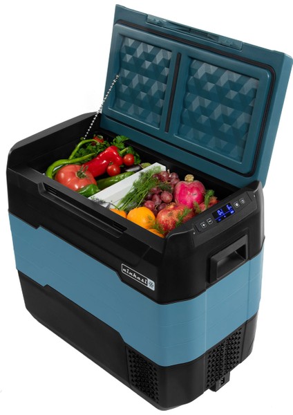 Karavan Tekne Oto Buzdolabı Çift Bölmeli Dijital Göstergeli 12/24 Volt 50 Litre NF3654 modelleri