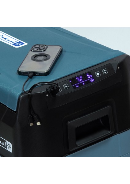 Karavan Tekne Oto Buzdolabı Çift Bölmeli Dijital Göstergeli 12/24 Volt 50 Litre NF3654 fırsatları