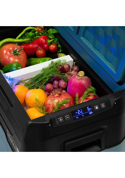 Karavan Tekne Oto Buzdolabı Çift Bölmeli Dijital Göstergeli 12/24 Volt 50 Litre NF3654 indirimleri