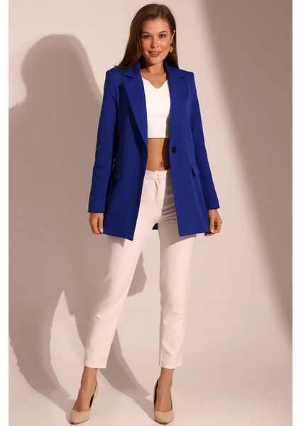 Tek Düğmeli Blazer Model Ceket