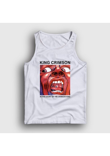 Unisex Beyaz In The Court Of The Crimson King Atlet