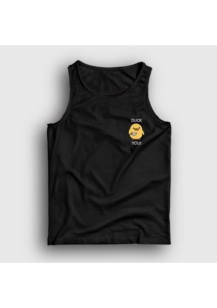 Unisex Siyah Duck You Ördek Atlet