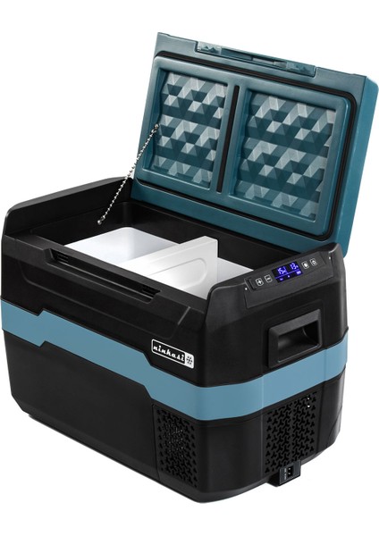 Karavan Tekne Oto Buzdolabı Çift Bölmeli Dijital Göstergeli 12/24 Volt 30 Litre NF3642 fiyatları