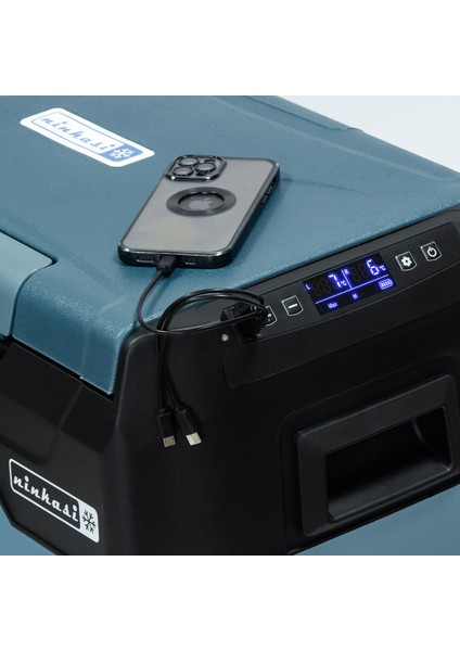 Karavan Tekne Oto Buzdolabı Çift Bölmeli Dijital Göstergeli 12/24 Volt 30 Litre NF3642 fırsatları