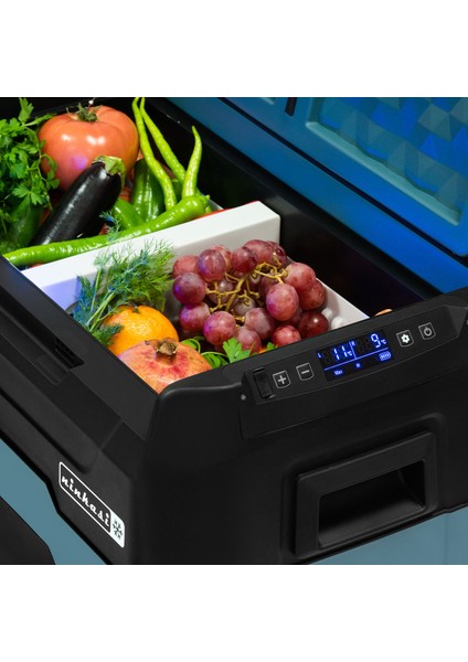 Karavan Tekne Oto Buzdolabı Çift Bölmeli Dijital Göstergeli 12/24 Volt 30 Litre NF3642 indirimleri