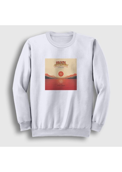 Unisex Beyaz Red Sun Black Country Communion Sweatshirt