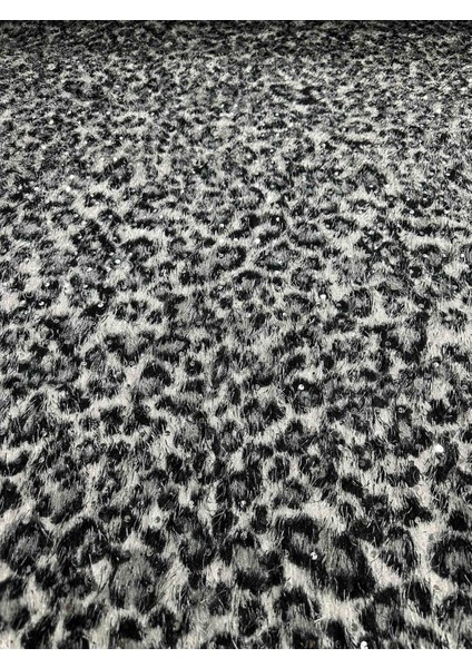 Pullu Zebra Desenli Peluş,kıyafet Kumaşı , Dekoratif Puf Kirlent