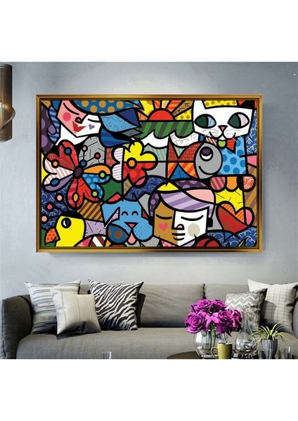 Altın Çerçeveli Tablo VS283