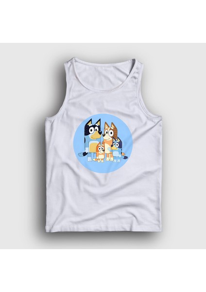 Unisex Beyaz Bluey Ailesi Bandit Chili Atlet