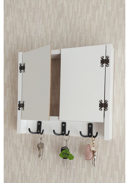 35 x 40 cm Düz Desenli Beyaz Geniş Dekoratif Sigorta Saklama Kutusu! Anahtarlıklı Sigorta Kutusu! Elektrik Pano Düzenleyici! modelleri