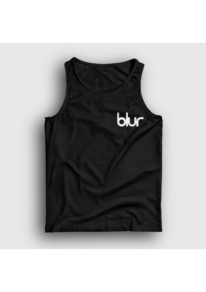 Unisex Siyah Logo Blur Atlet