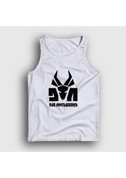 Unisex Beyaz Logo Die Antwoord Atlet
