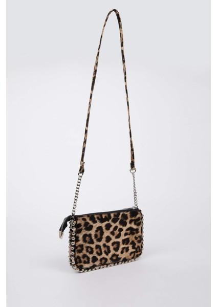 Kadın Leopar Desenli Çapraz Çanta E0716AXNS modelleri