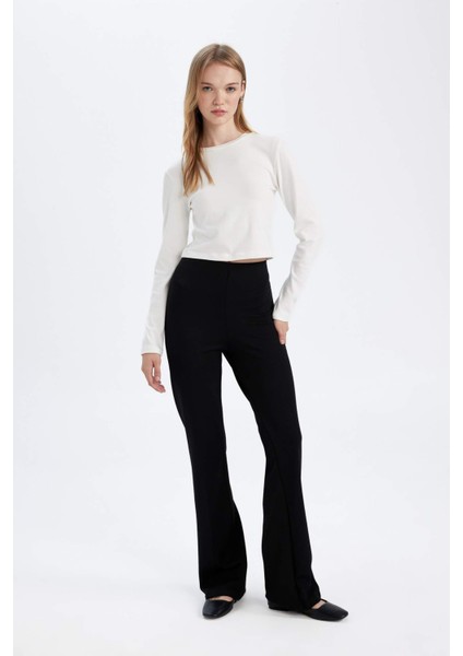 Flare Fit Casual Basic Pantolon D8096AX24AU