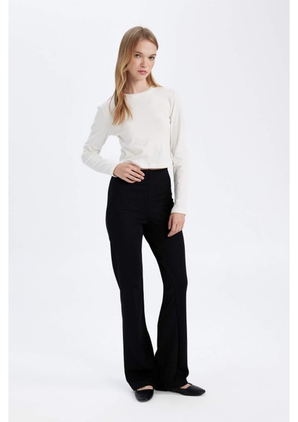 Flare Fit Casual Basic Pantolon D8096AX24AU