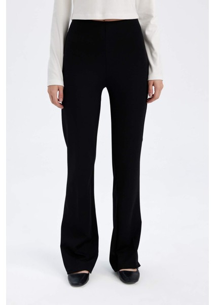 Flare Fit Casual Basic Pantolon D8096AX24AU