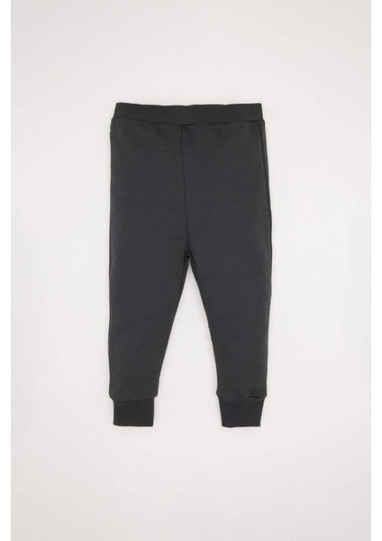 Erkek Bebek 2'li Takım Renk Bloklu Uzun Kollu İçi Yumuşak Tüylü Sweatshirt Beli Lastikli Eşofman Altı Y1410A224AU fiyatları