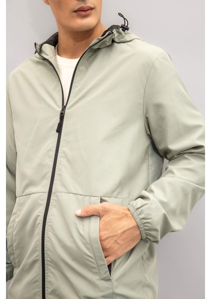 Su İtici Slim Fit Dar Kesim Kapüşonlu Fermuarlı Mevsimlik Baharlık Mont C5821AX24AU modelleri