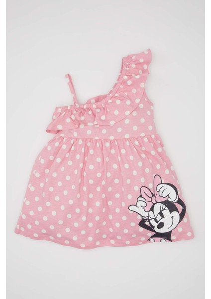 Kız Bebek Disney Mickey & Minnie Askılı Elbise C5475A524SM