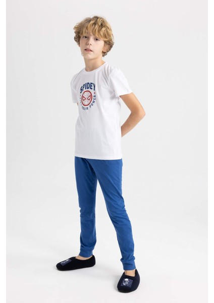 Erkek Çocuk Marvel Spiderman Kısa Kollu Pijama Takımı C0624A824SP