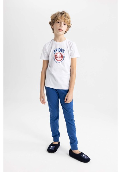Erkek Çocuk Marvel Spiderman Kısa Kollu Pijama Takımı C0624A824SP