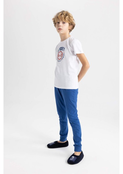 Erkek Çocuk Marvel Spiderman Kısa Kollu Pijama Takımı C0624A824SP