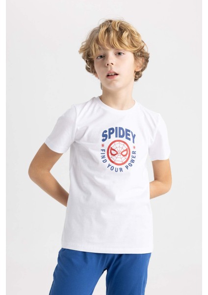 Erkek Çocuk Marvel Spiderman Kısa Kollu Pijama Takımı C0624A824SP