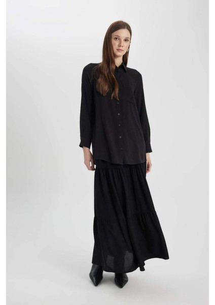 Beli Bağcıklı Viskon Maxi Etek Z3406AZ24SP indirimleri