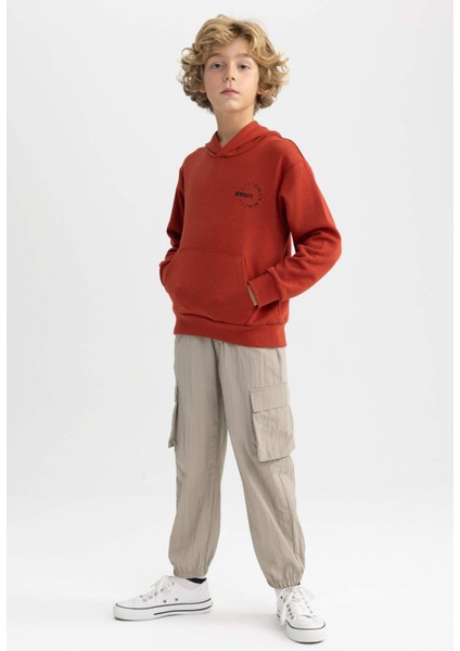 Erkek Çocuk Kargo Jogger Paça Paraşüt Pantolon B2589A823AU modelleri