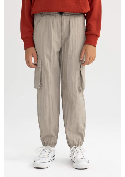 Erkek Çocuk Kargo Jogger Paça Paraşüt Pantolon B2589A823AU fırsatları