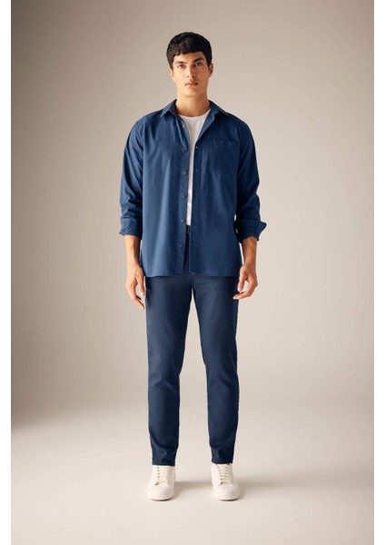 Regular Fit Poplin Uzun Kollu Gömlek A8030AX23AU fiyatları