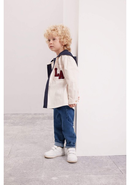 Erkek Bebek 2'li Takım Jean Pantolon Pantolon Askısı B6741A524SP indirimleri