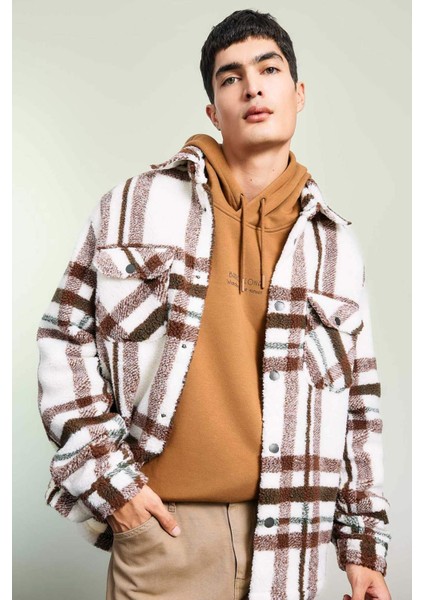 Relax Fit Polo Yaka Gömlek Ceket A7988AX23WN