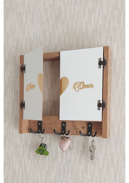 40 x 50 cm Düz-Isimli Desenli Ceviz Geniş Dekoratif Sigorta Saklama Panosu! Anahtarlıklı Sigorta Kutusu! Elektrik Pano Düzenleyici! modelleri