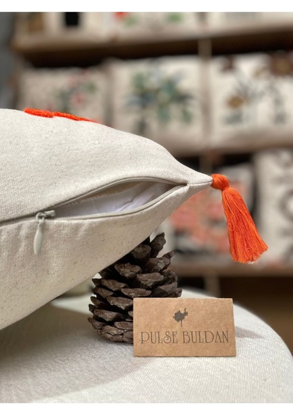 Püsküllü 2’li Kırlent Kılıfı Yastık Kılıfı fiyatları