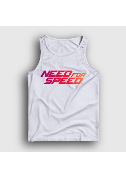 Unisex Beyaz Logo Oyun Need For Speed Atlet