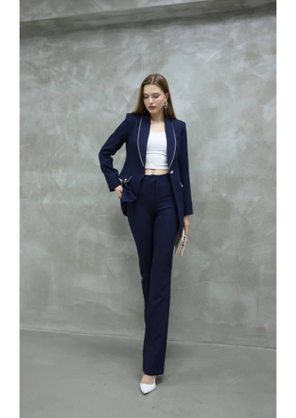 Blazer-Ceket-Pantolon-Alt Üst Takım Tek Düğmeli Cepli fiyatları