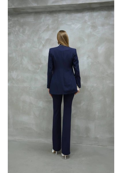 Blazer-Ceket-Pantolon-Alt Üst Takım Tek Düğmeli Cepli modelleri