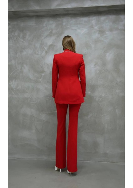 Blazer-Ceket-Pantolon-Alt Üst Takım Tek Düğmeli Cepli modelleri