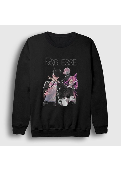 Unisex Siyah Cover Raizel Anime Noblesse Sweatshirt
