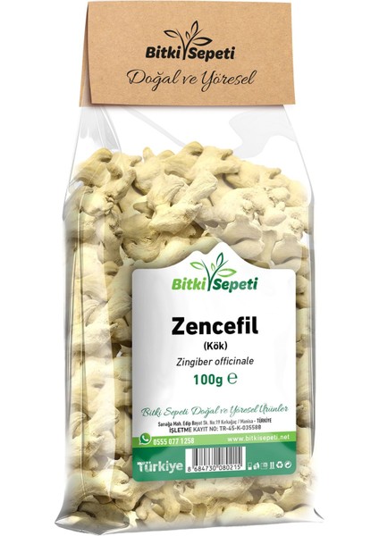 Zencefil Kök 100 gr