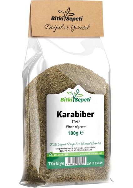 Karabiber Toz 100 gr