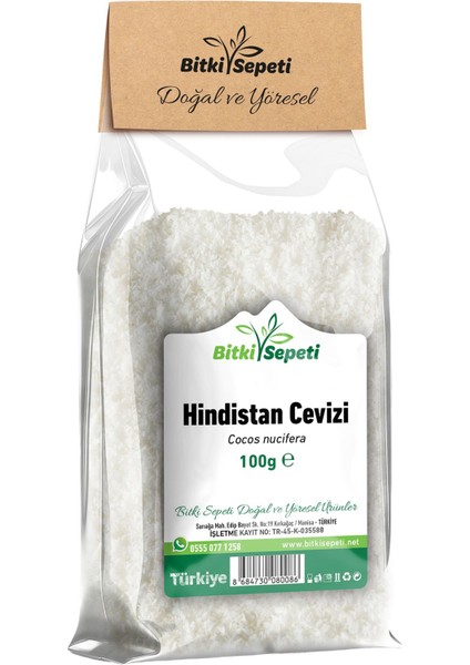 Hindistan Cevizi 100 gr