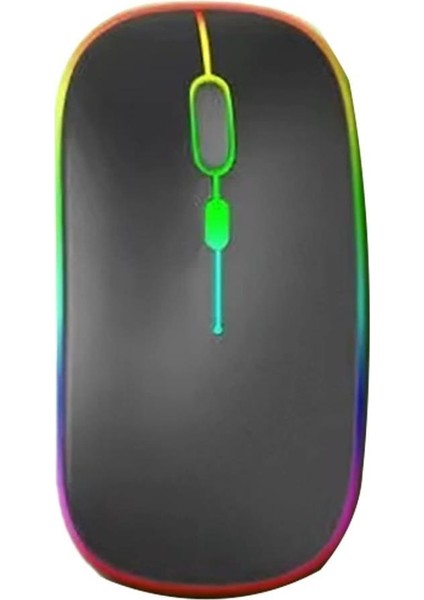 Reeder M7S 7" Uyumlu Kablosuz Bluetooth Şarjlı Rgp 7 Renk Işıklı Klavye Mouse Seti