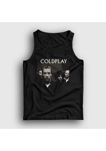 Unisex Siyah Band Coldplay Atlet